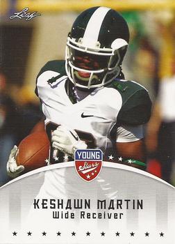 2012 Leaf Young Stars #97 Keshawn Martin Front