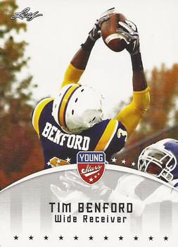 2012 Leaf Young Stars #99 Tim Benford Front