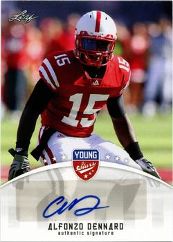 2012 Leaf Young Stars - Autographs #AD1 Alfonzo Dennard Front