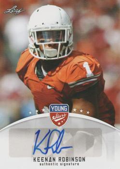 2012 Leaf Young Stars - Autographs #KR1 Keenan Robinson Front