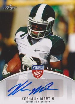 2012 Leaf Young Stars - Autographs #KM2 Keshawn Martin Front