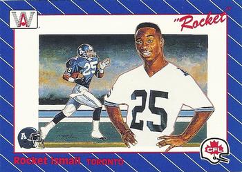 1991 All World CFL #1 Rocket Ismail Front