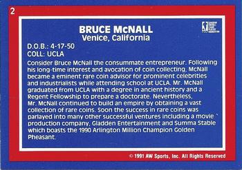 1991 All World CFL #2 Bruce McNall Back
