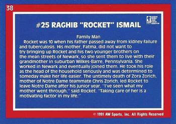 1991 All World CFL #38 Raghib Ismail Back