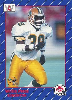 1991 All World CFL #42 Willie Pless Front