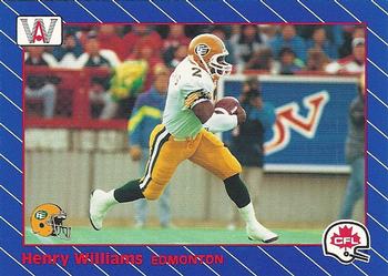 1991 All World CFL #46 Henry Williams Front