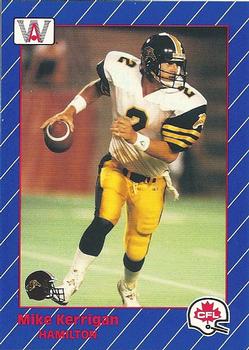 1991 All World CFL #54 Mike Kerrigan Front