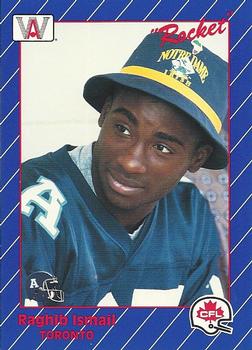 1991 All World CFL #63 Raghib Ismail Front