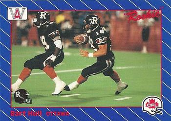 1991 All World CFL #66 Bart Hull Front