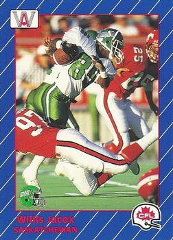 1991 All World CFL #78 Willis Jacox Front