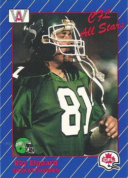 1991 All World CFL #80 Ray Elgaard Front