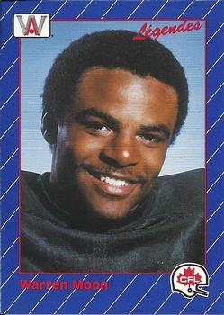 1991 All World CFL French #19 Warren Moon Front