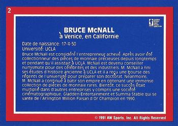 1991 All World CFL French #2 Bruce McNall Back
