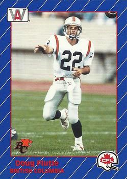 1991 All World CFL French #7 Doug Flutie Front