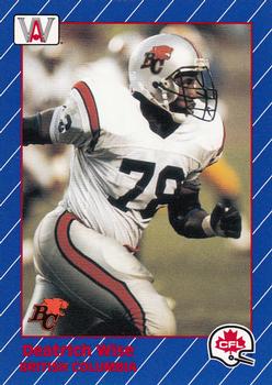 1991 All World CFL French #17 Deatrich Wise Front