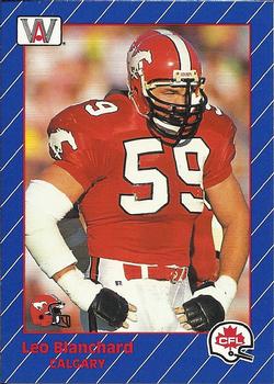 1991 All World CFL French #20 Leo Blanchard Front