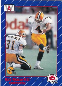 1991 All World CFL French #41 Ray Macoritti Front