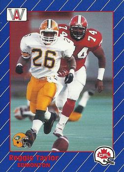 1991 All World CFL French #45 Reggie Taylor Front