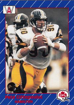 1991 All World CFL French #52 Pete Giftopoulos Front