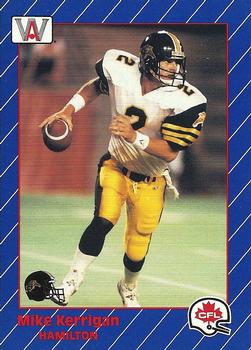 1991 All World CFL French #54 Mike Kerrigan Front