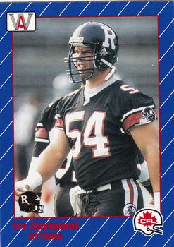 1991 All World CFL French #64 Irv Daymond Front
