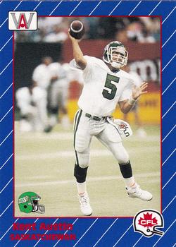 1991 All World CFL French #73 Kent Austin Front