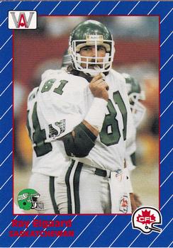 1991 All World CFL French #74 Ray Elgaard Front
