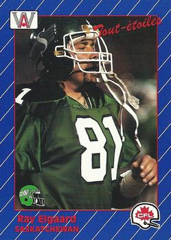 1991 All World CFL French #80 Ray Elgaard Front
