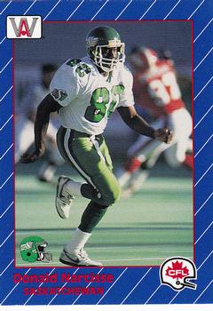 1991 All World CFL French #81 Donald Narcisse Front