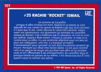 1991 All World CFL French #101 Raghib Ismail Back