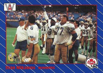 1991 All World CFL French #107 Stan Mikawos Front