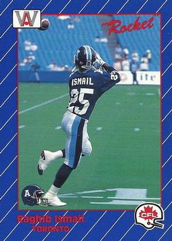 1991 All World CFL French #110 Raghib Ismail Front