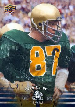 2013 Upper Deck University of Notre Dame #24 Dave Casper Front