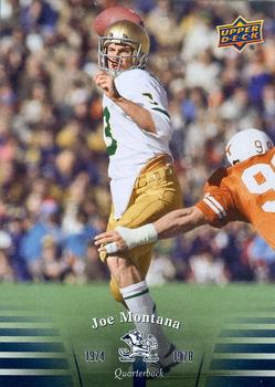 2013 Upper Deck University of Notre Dame #33 Joe Montana Front