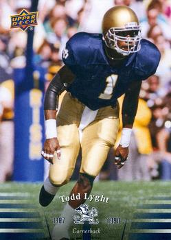 2013 Upper Deck University of Notre Dame #53 Todd Lyght Front