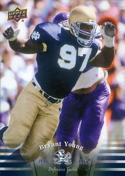 2013 Upper Deck University of Notre Dame #64 Bryant Young Front