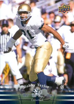 2013 Upper Deck University of Notre Dame #67 Bobby Taylor Front