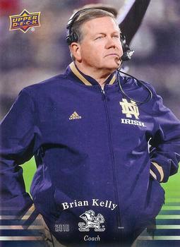 2013 Upper Deck University of Notre Dame #92 Brian Kelly Front