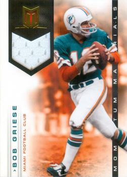 2012 Panini Momentum - Materials #2 Bob Griese Front
