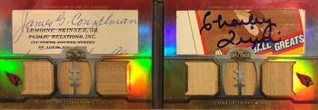2012 Topps Triple Threads - Cut Above Autographs Dual #TTDCAA-2 Charley Trippi / Jim Conzelman Front