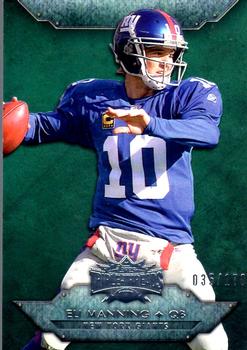 2012 Topps Triple Threads - Emerald #1 Eli Manning Front