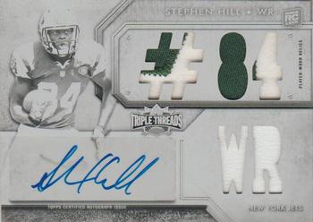 2012 Topps Triple Threads - Printing Plates Black #121 Stephen Hill Front