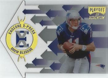 1998 Playoff Momentum SSD Hobby - Endzone X-press #16 Drew Bledsoe Front