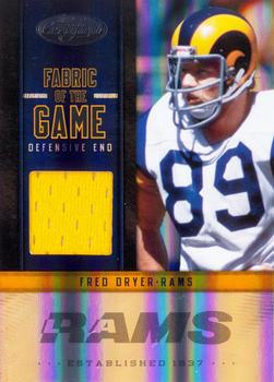 2012 Panini Certified - Fabric of the Game #16 Fred Dryer Front
