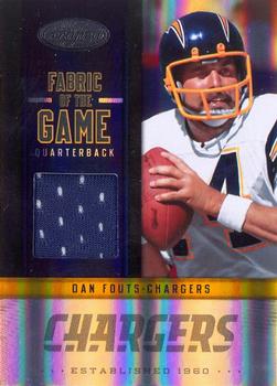2012 Panini Certified - Fabric of the Game #49 Dan Fouts Front