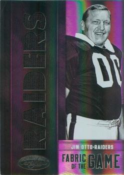 2012 Panini Certified - Fabric of the Game Team Die Cut #20 Jim Otto Front