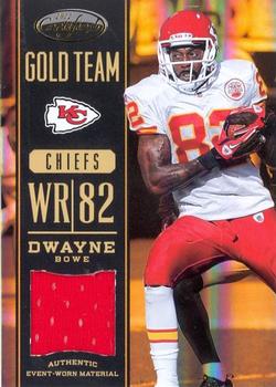 2012 Panini Certified - Gold Team Materials #28 Dwayne Bowe Front