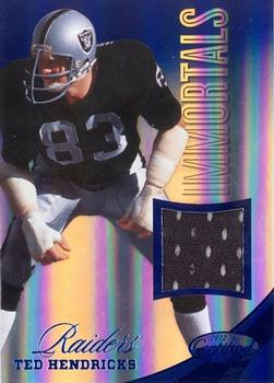2012 Panini Certified - Mirror Blue Materials #221 Ted Hendricks Front