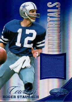 2012 Panini Certified - Mirror Blue Materials #233 Roger Staubach Front