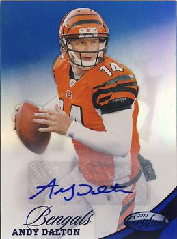 2012 Panini Certified - Mirror Blue Signatures #30 Andy Dalton Front